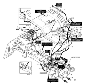 Part Location Diagram of MU300194 Briggs and Stratton Boot, Ignition Switch
